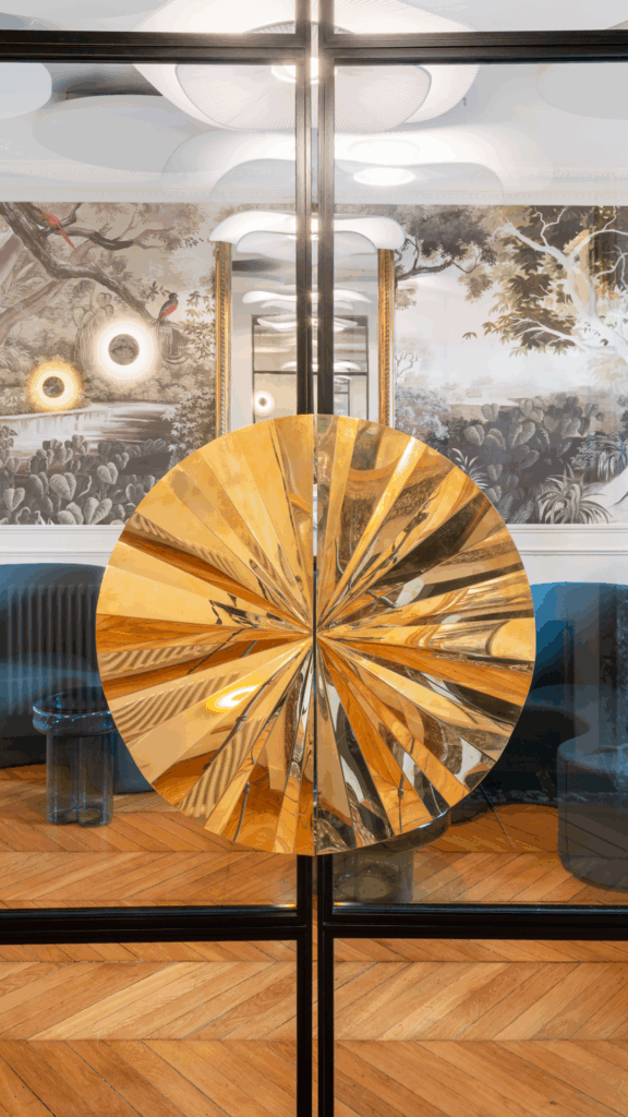 Poignée de porte en laiton poli miroir - Décoration - Mobilier - Agencement
