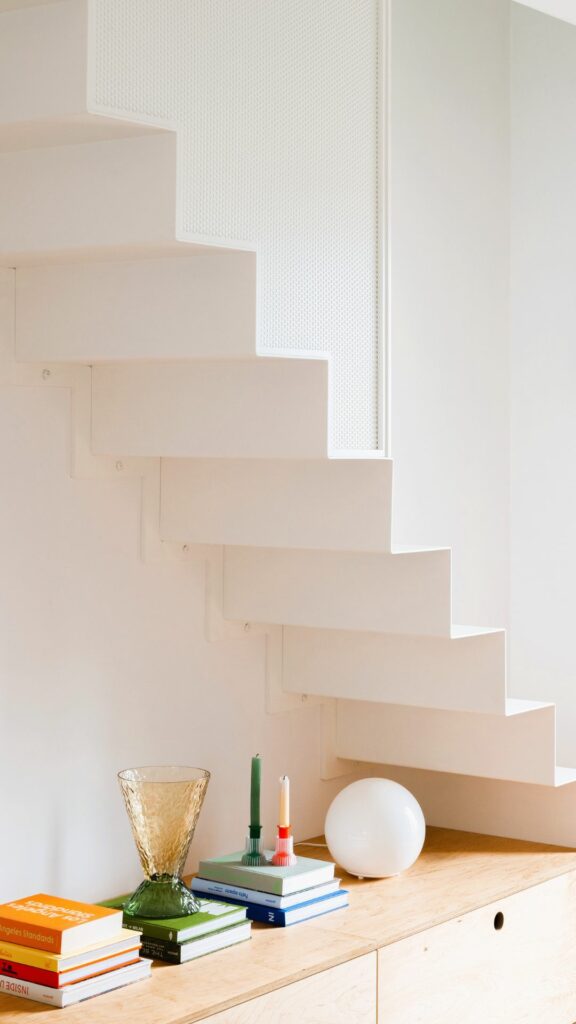 Escalier en acier et tôles perforées Annecy