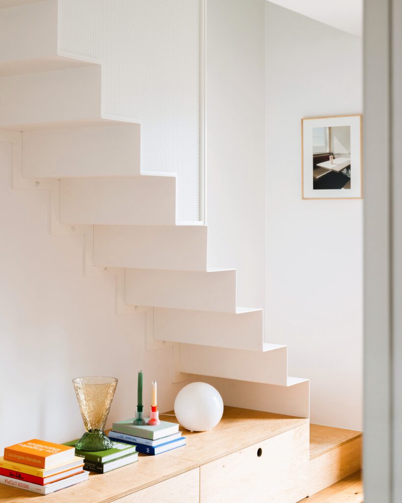 Escalier en acier et tôles perforées Annecy