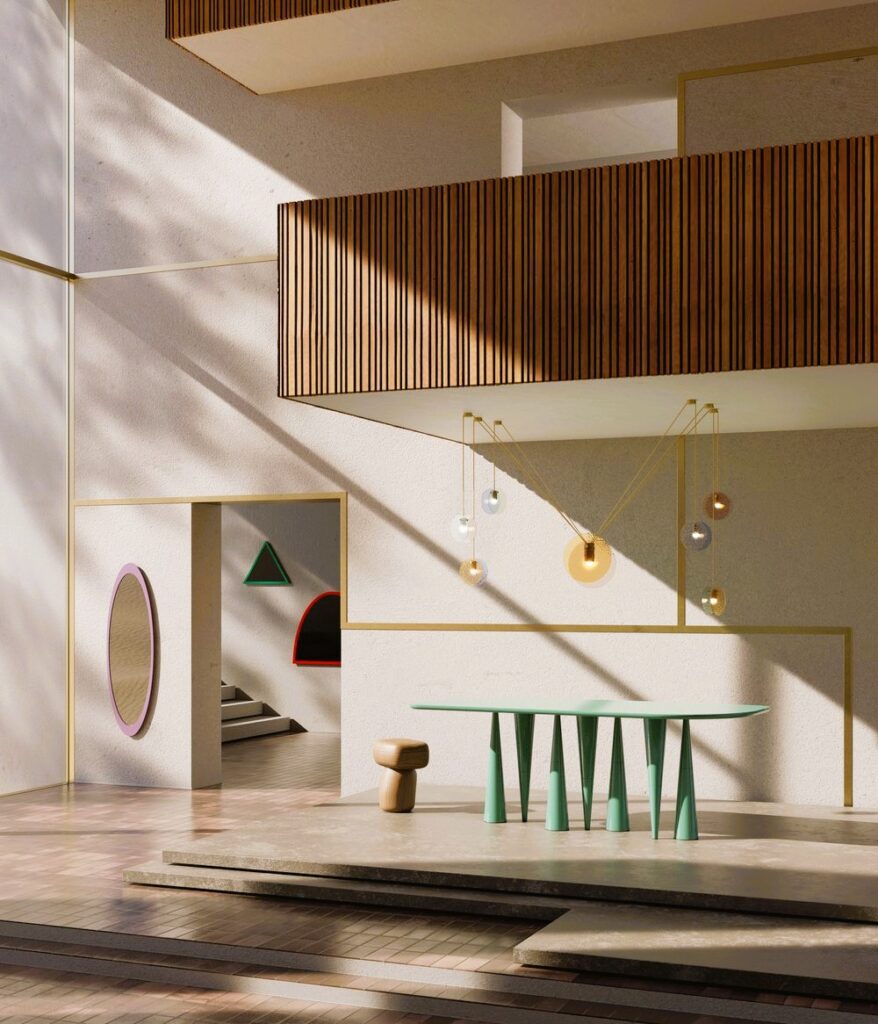 Mobilier - Miroirs en acier thermolaqué